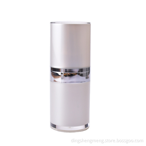 30ml 50ml Round bottle with white cone skin care bottle cosmetic packing spray bottle can print logo
